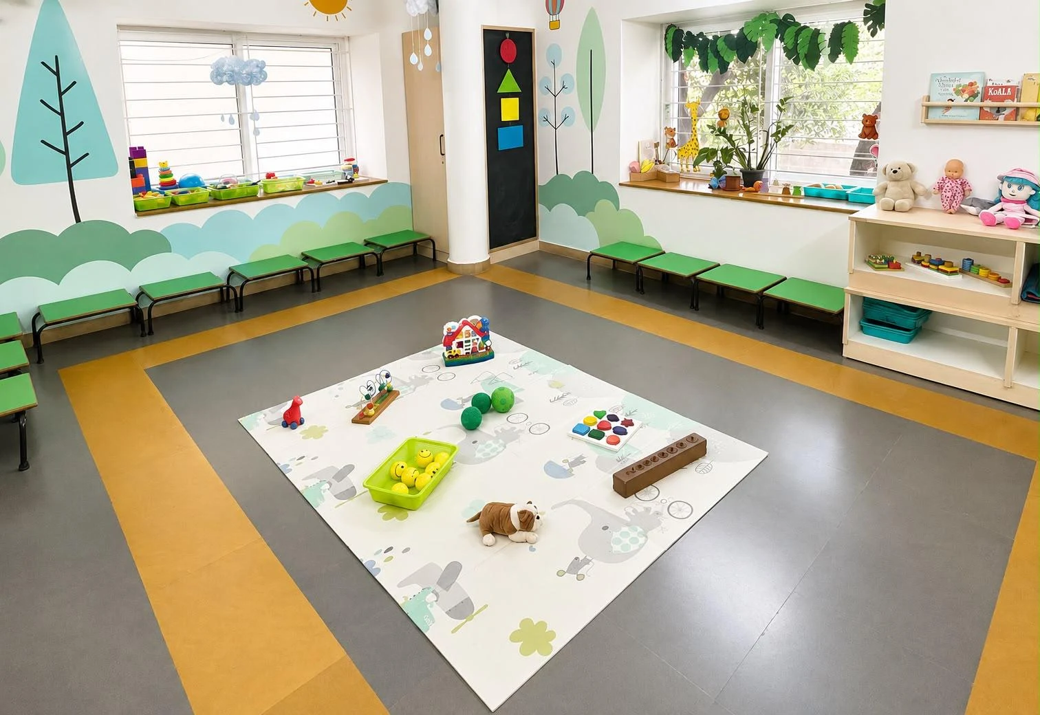 Forest & Nature Mural Classroom